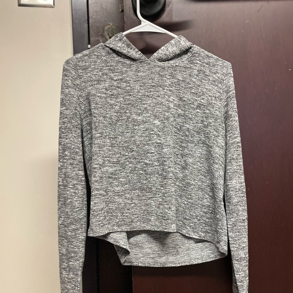 Heather gray hoodie